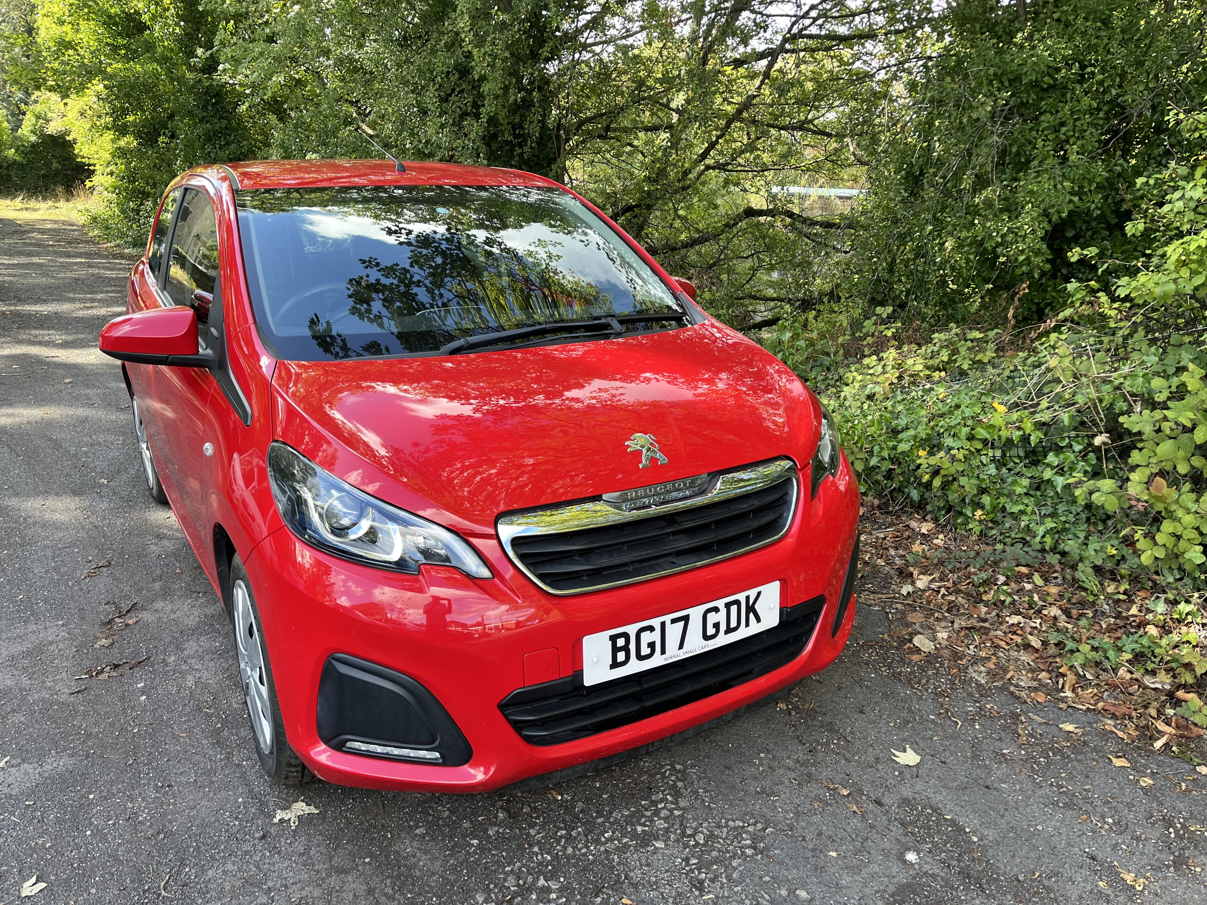 2017 Peugeot 108 Active exterior view