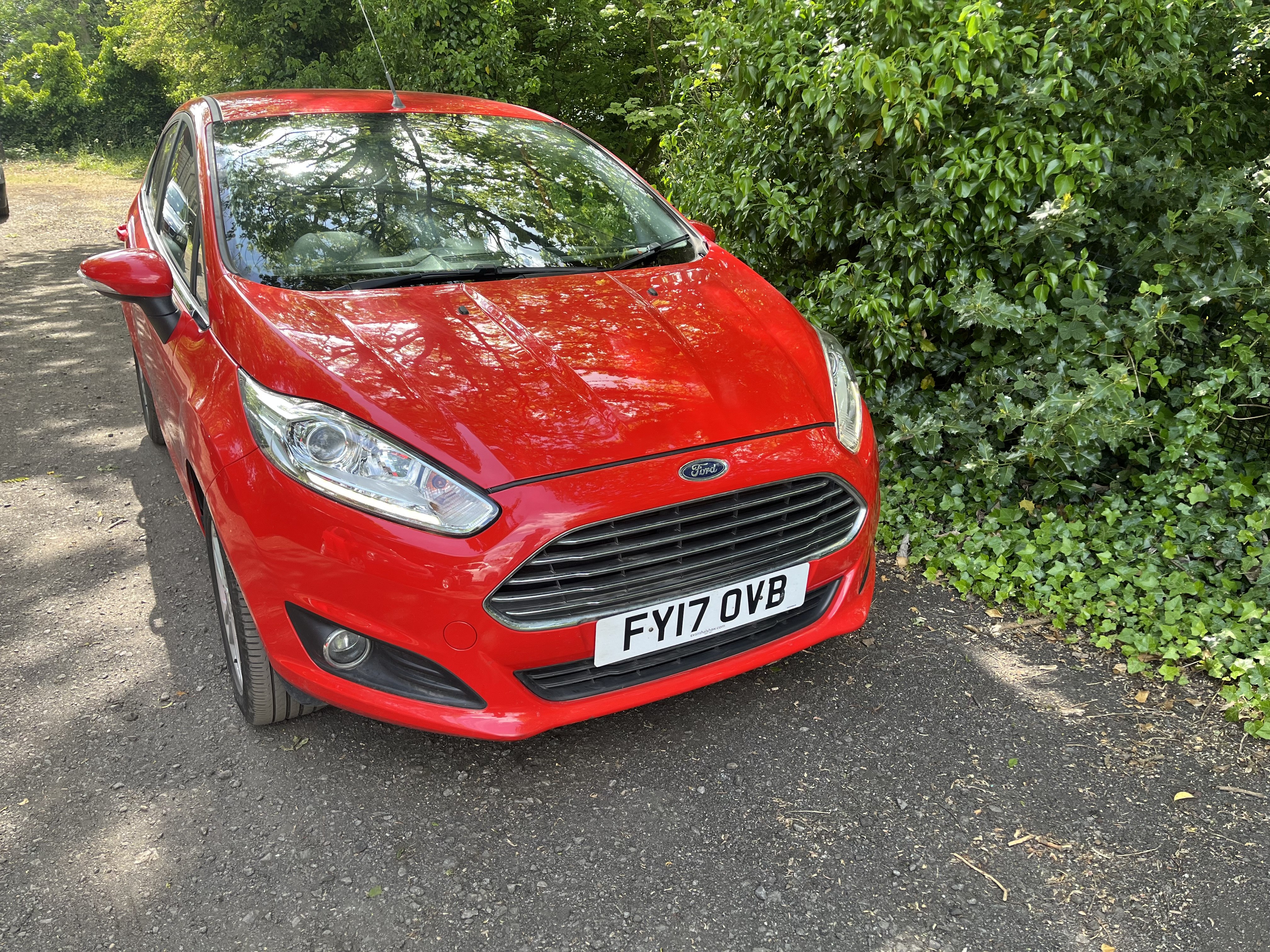 2017 Ford Fiesta Zetec exterior view