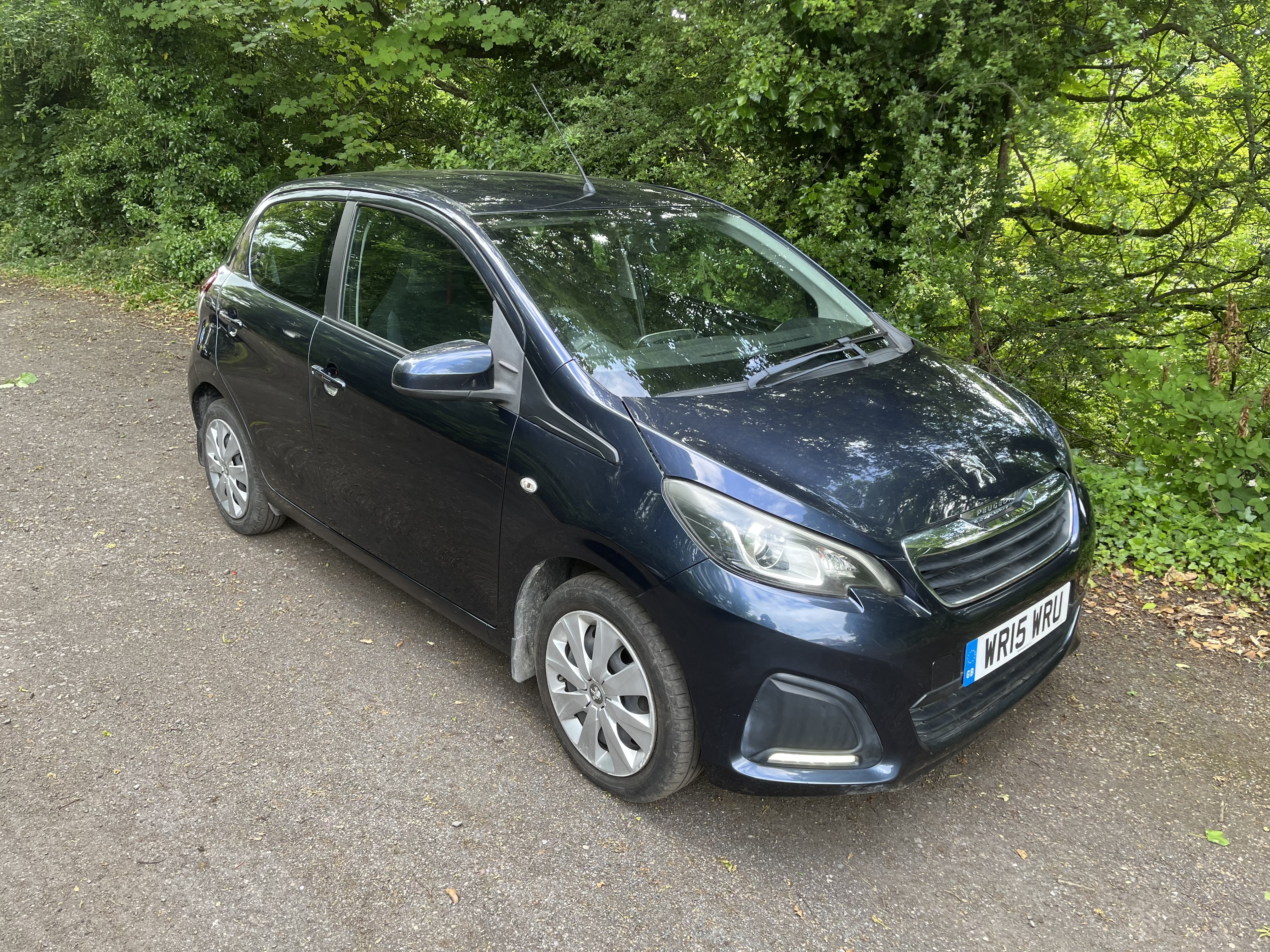 2015 Peugeot 108 Active exterior view