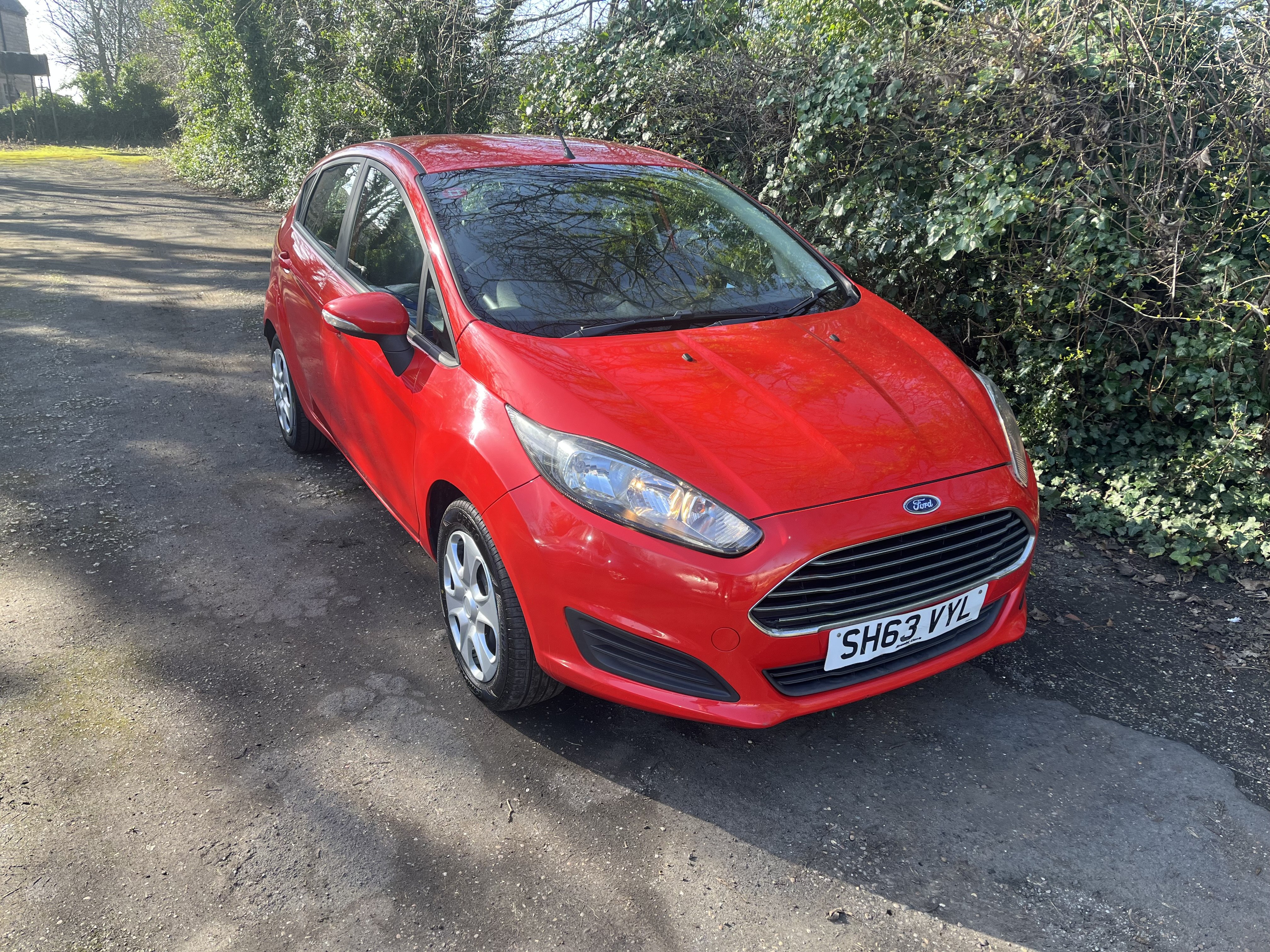 2013 Ford Fiesta 1.25 Zetec exterior view
