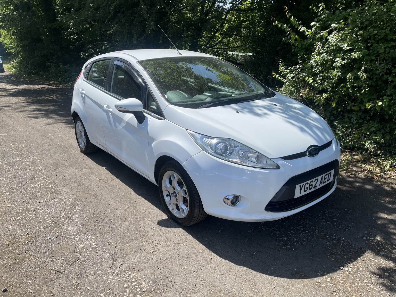 2012 Ford Fiesta 1.25 Zetec exterior view